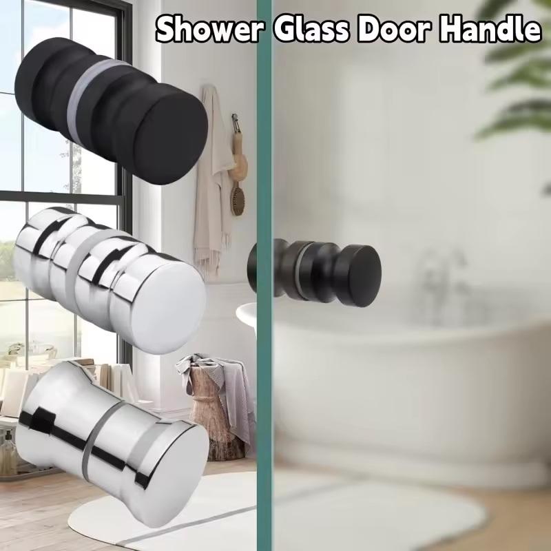 スタイリッシュなシャワーガラスドアハンドル、スライド式シャワ - Glass Door Hinge のレビューと価格