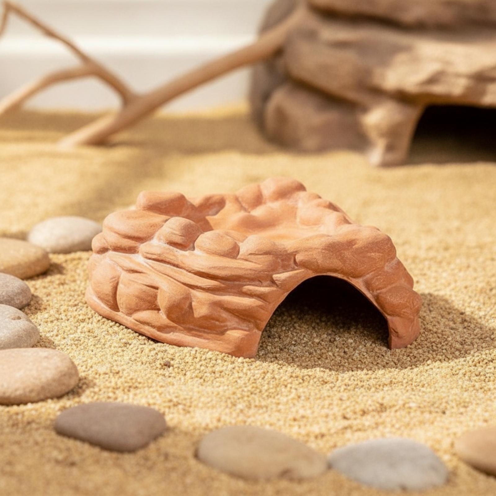 湿度に強いセラミック製隠れ家、多機能セラミック隠れ家 - Hide Cave Ceramic のレビューと価格