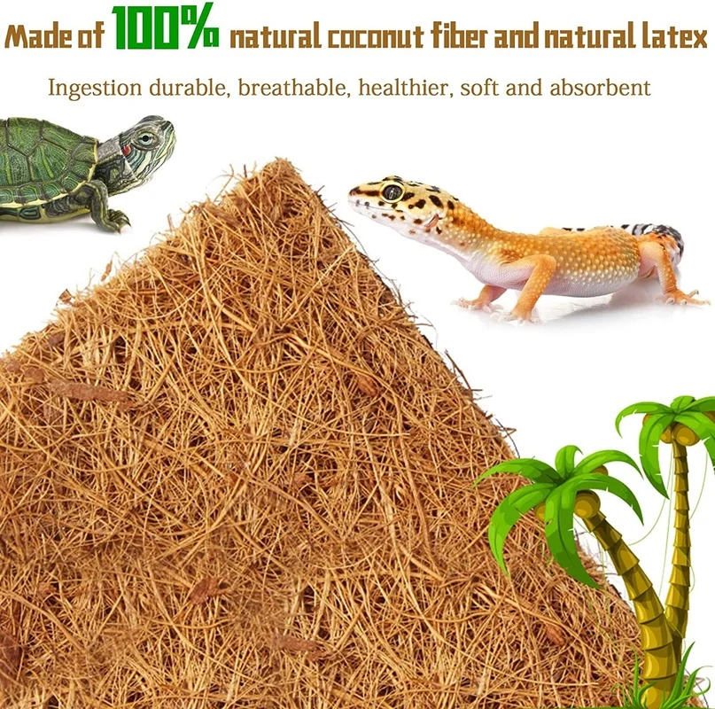 爬虫類用カーペット 天然ココナッツ繊維コアマット ペット用テ - Substrate Coconut Fiber のレビューと価格