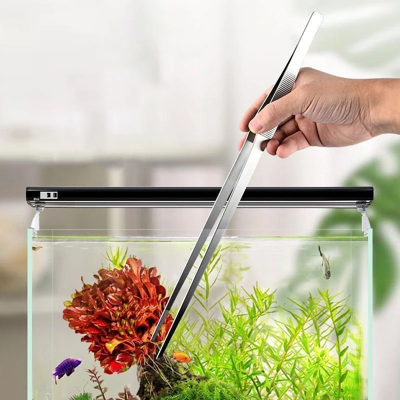 ステンレス鋼製水槽用ピンセットプライヤー、魚タンクプラントア - Feeding Tong Stainless のレビューと価格